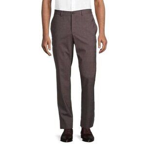 TED Baker BNWOT "Jem" wool pants in berry 40R NEW elastic waist